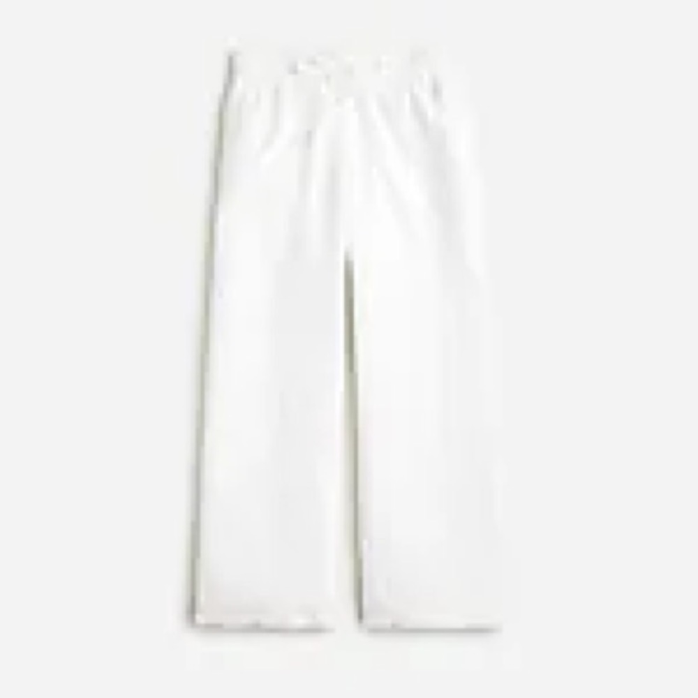 J.Crew Linen Tall wide-leg seaside pant in linen BO812